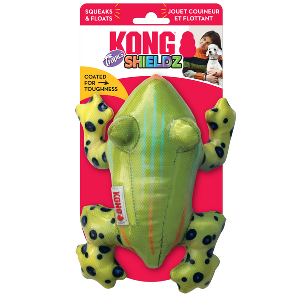 Kong Shieldz Tropics Frog Toy For Dog