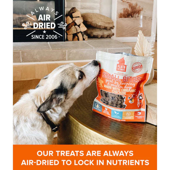 Plato Small Bites Grain-Free Chicken Treats For Dogs