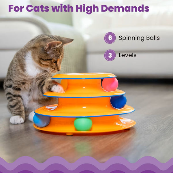 Catstages Tower Of Tracks Toy For Cat