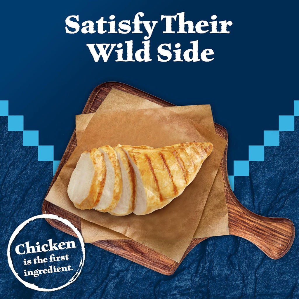 Blue Buffalo Wilderness Chicken & Turkey Moist Treats For Cat (2 oz)