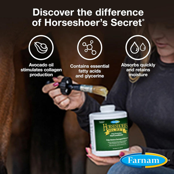 Farnam Horseshoer's Secret Deep Penetrating Hoof Conditioner For Horse (32 oz)