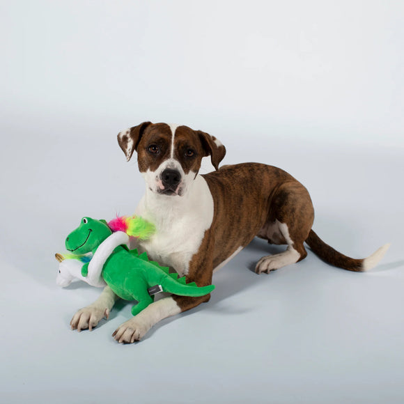 PetShop by Fringe Studio Summa Time Rex Dinosaur Plush Toy For Dog