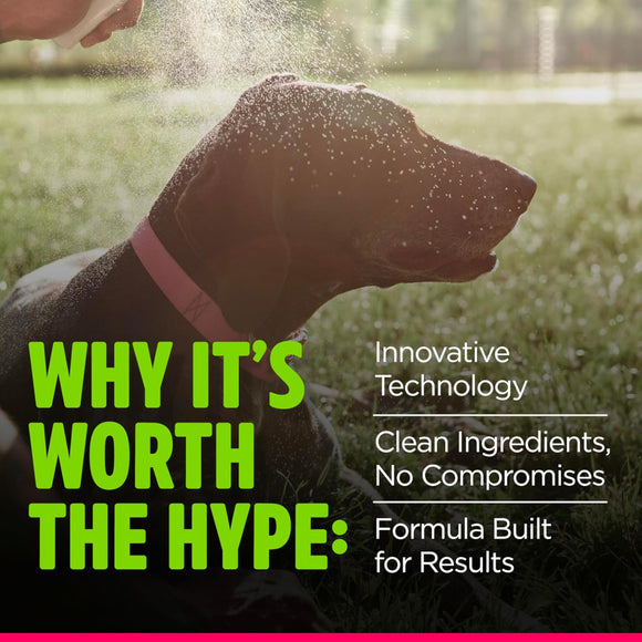 TropiClean EnduraScent Raspberry Lime Deodorizing Pet Spray For Dog & Cat (8 oz)