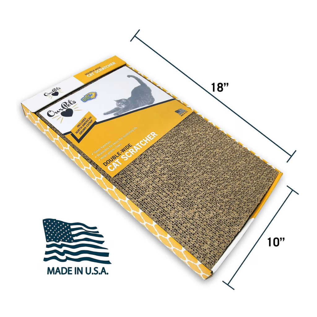 OurPets Cosmic Double Wide Scratcher For Cat