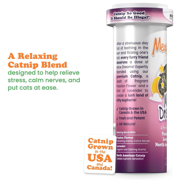 Meowijuana Mice Dreams Passion Flower (Lavender) and Catnip Blend (0.917 oz)