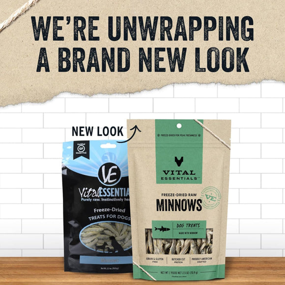 Vital Essentials Freeze-Dried Raw Minnows Treats For Dog