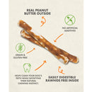Canine Naturals Hide Free Peanut Butter Flavor Sticks Treats For Dog