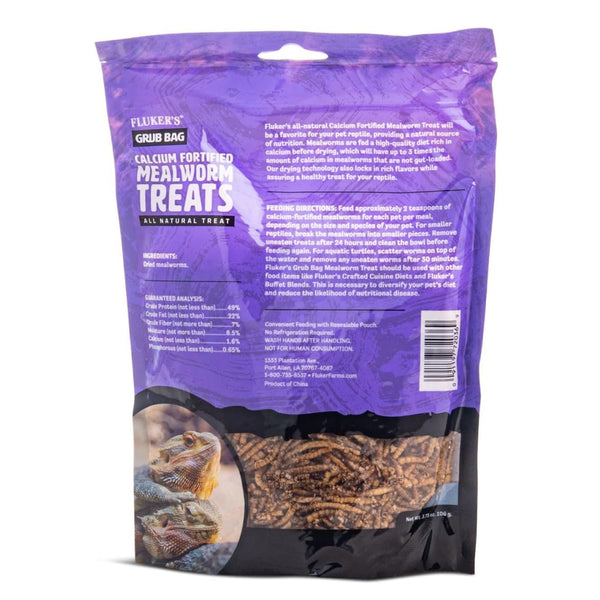 Fluker's Grub Bag Calcium Fortified Mealworm Treats (3.75 oz)