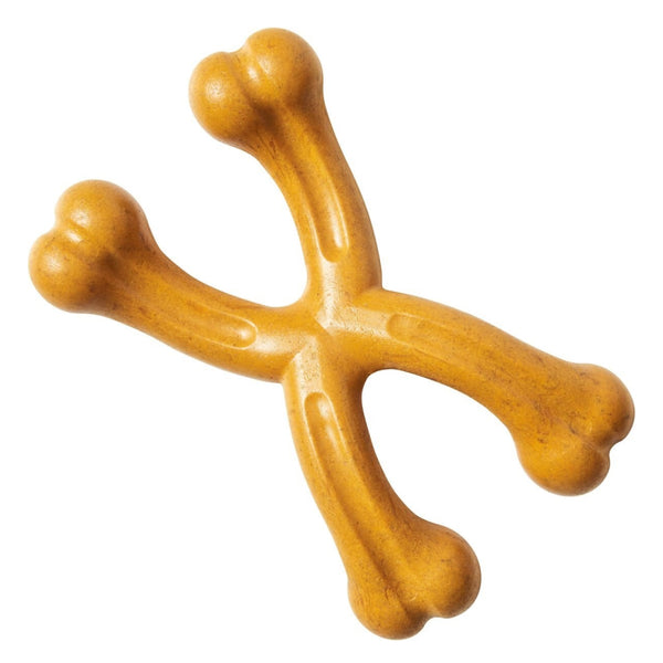 Ethical Bambone Plus Double Wishbone Peanut Butter Toy For Dog (7")