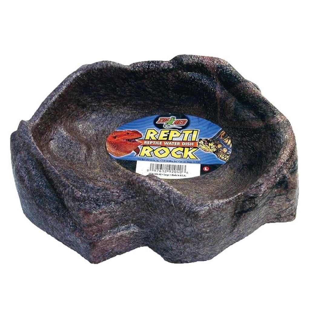 Zoo Med Repti Rock Water Dish for Reptiles, Assorted