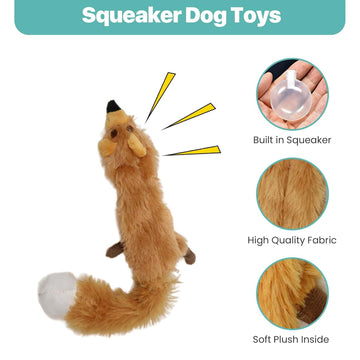 Ethical Skinneeez Plush Fox Toy For Dog (24")