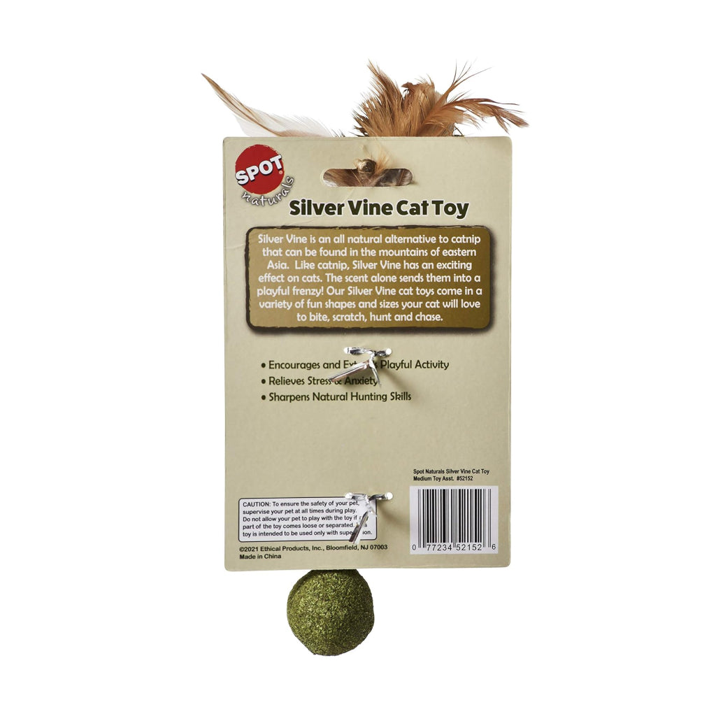 Ethical Spot Naurals Silver Vine Toy For Cat (Medium) Assorted