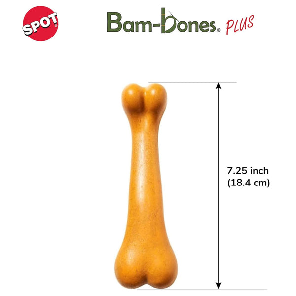 Ethical Bambone Plus Dino Bone Peanut Butter Toy For Dog (7.25")