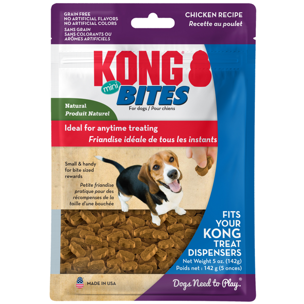 Kong Bites Beef Flavor Treats For Dogs (5 oz)