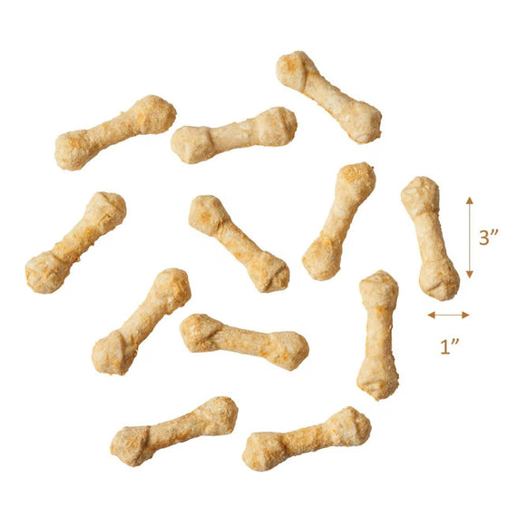 Nothin' to Hide Knotted Bone Chicken Treats For Dog Ultra 3 Inch