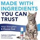 TropiClean OxyMed Hairball Relief No-Rinse Foaming Shampoo for Cats (7.4 oz)