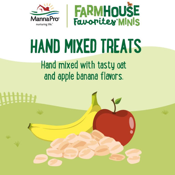 Manna Pro Farmhouse Favorites Treats For  Mini Horse & Mini Donkey (3 lb)