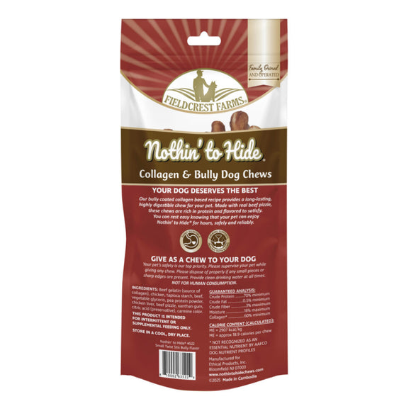 Fieldcrest Farms Nothin' to Hide Collagen & Bully Twist Sticks (10 pack)