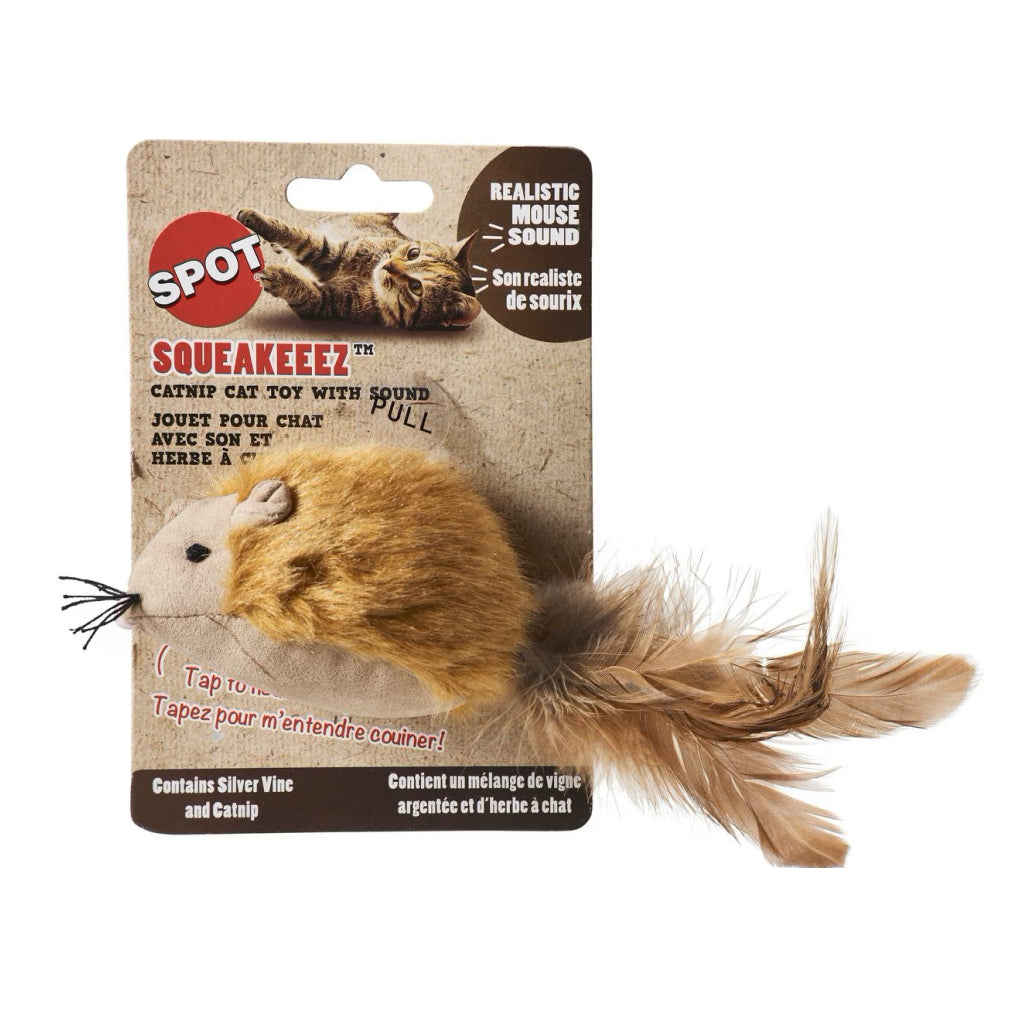 Ethical Squeakeeez Mouse w/ Catnip Assorted Toy For Cat (4")