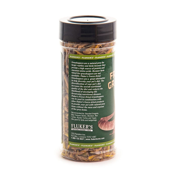 Fluker's Freeze-Dried Grasshoppers for Reptiles & Birds Treats (1 oz)