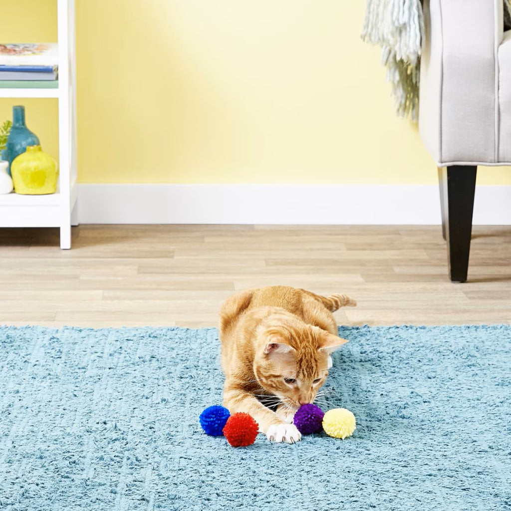 Ethical Wool Pom Pom with Catnip Toy For Cat