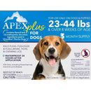 Apex Plus Topical Flea & Tick Prevention for Dogs 23-44 lbs (3 doses)