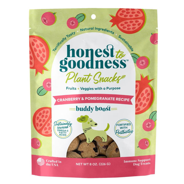 Honest To Goodness Buddy Boost Cranberry & Pomegranate Immune Support Treats For Dog (8 oz)