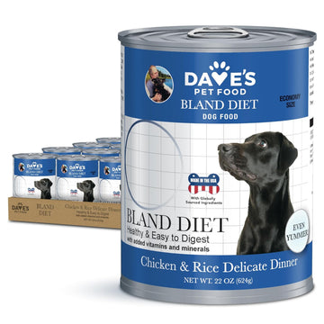 Dave's Pet Food Restricted Bland Diet Chicken & Rice Delicate Dinner Wet Food For Dog