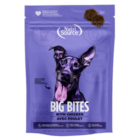 NutriSource Big Bites with Chicken Treats For Dog (14 oz)