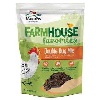 Manna Pro Farmhouse Favorites Double Bug Mix Poultry Treat (2 lb)