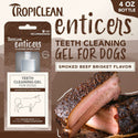 TropiClean Fresh Breath Enticers Tarter Control Kit (Smoked Beef Brisket) For Dog