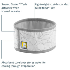 Ruffwear Swamp Cooler Cooling Neck Gaiter (Graphite Gray) For Dog