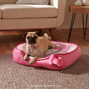 Squishmallows Plush Bolster Pet Bed -Pink Hello Kitty