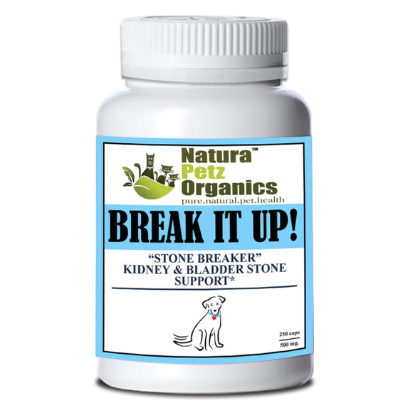 Natura Petz Organics Break It Up! Herbal Kidney & Bladder Stone Support (Turkey Flavored) for Dogs