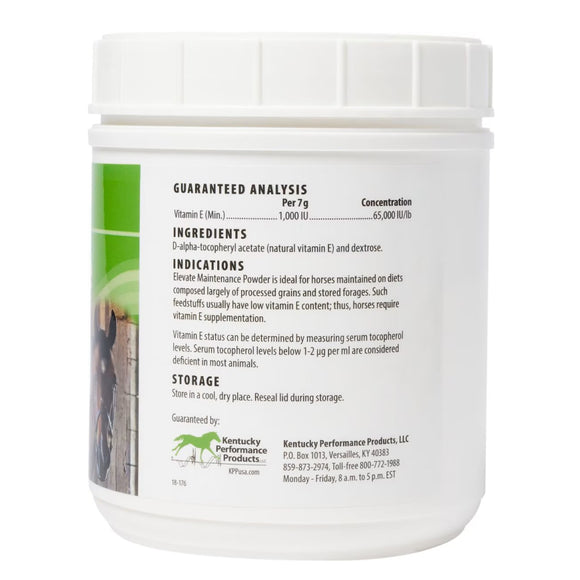 Elevate Maintenance Powder Vitamin E for Horses