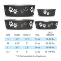 Loving Pets Classic Espresso Non-Skid Stainless Steel Bowl For Dog & Cat