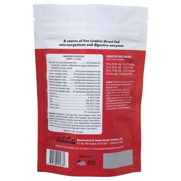 ProThrive Spunky Level II Probiotics (Digestive Enzymes & Joint Support Supplement) for Dogs