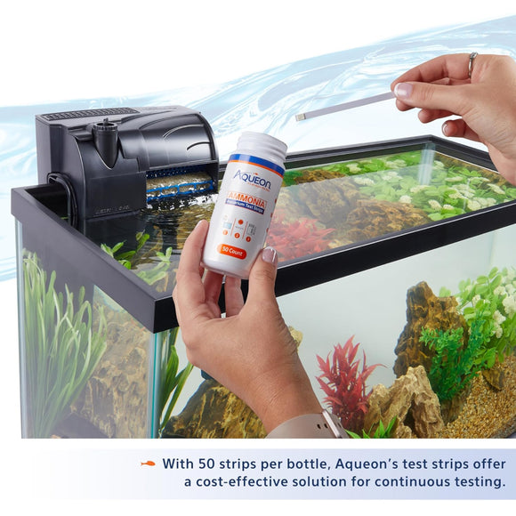 Aqueon Ammonia Aquarium Test Strips (50 ct)