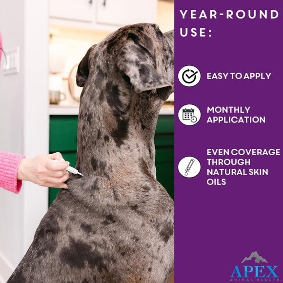 Apex Plus Topical Flea & Tick Prevention for Dogs 45-88 lbs (3 doses)
