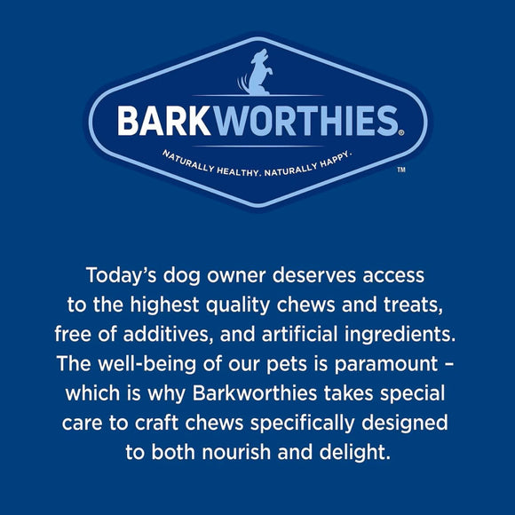 Barkworthies 6" Braided Beef Gullet Treat For Dogs, 1ct