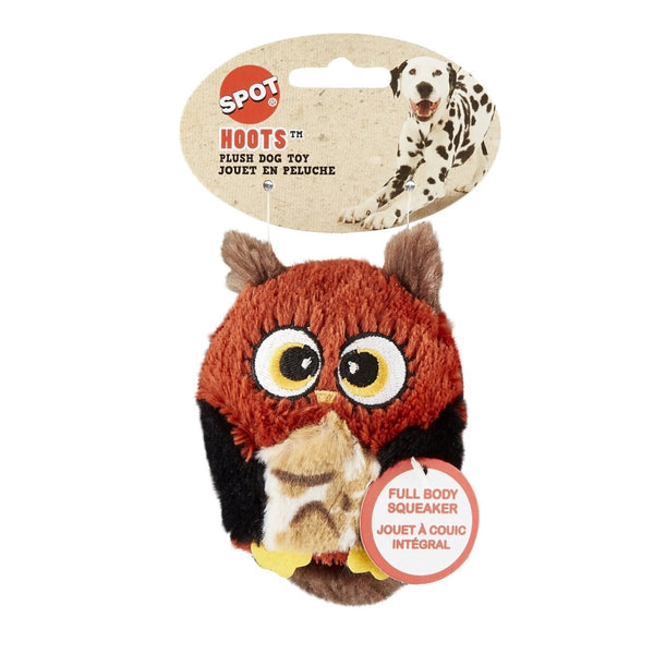 Ethical Hoots Owl Plush Assorted Toy For Dog (3")