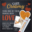 Catit Creamy Salmon Flavor Lickable Treats For Cat
