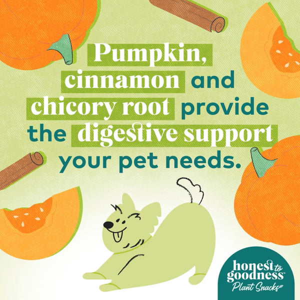 Honest To Goodness Mellow Belly Pumpkin & Cinnamon Digestive Support Treats For Dog (8 oz)