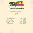 Higgins Sunburst Freeze Dried Fruit Pineapple Mango Treats For Birds 0.5 oz