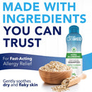 TropiClean OxyMed Hypoallergenic Oatmeal Shampoo for Dogs & Cats