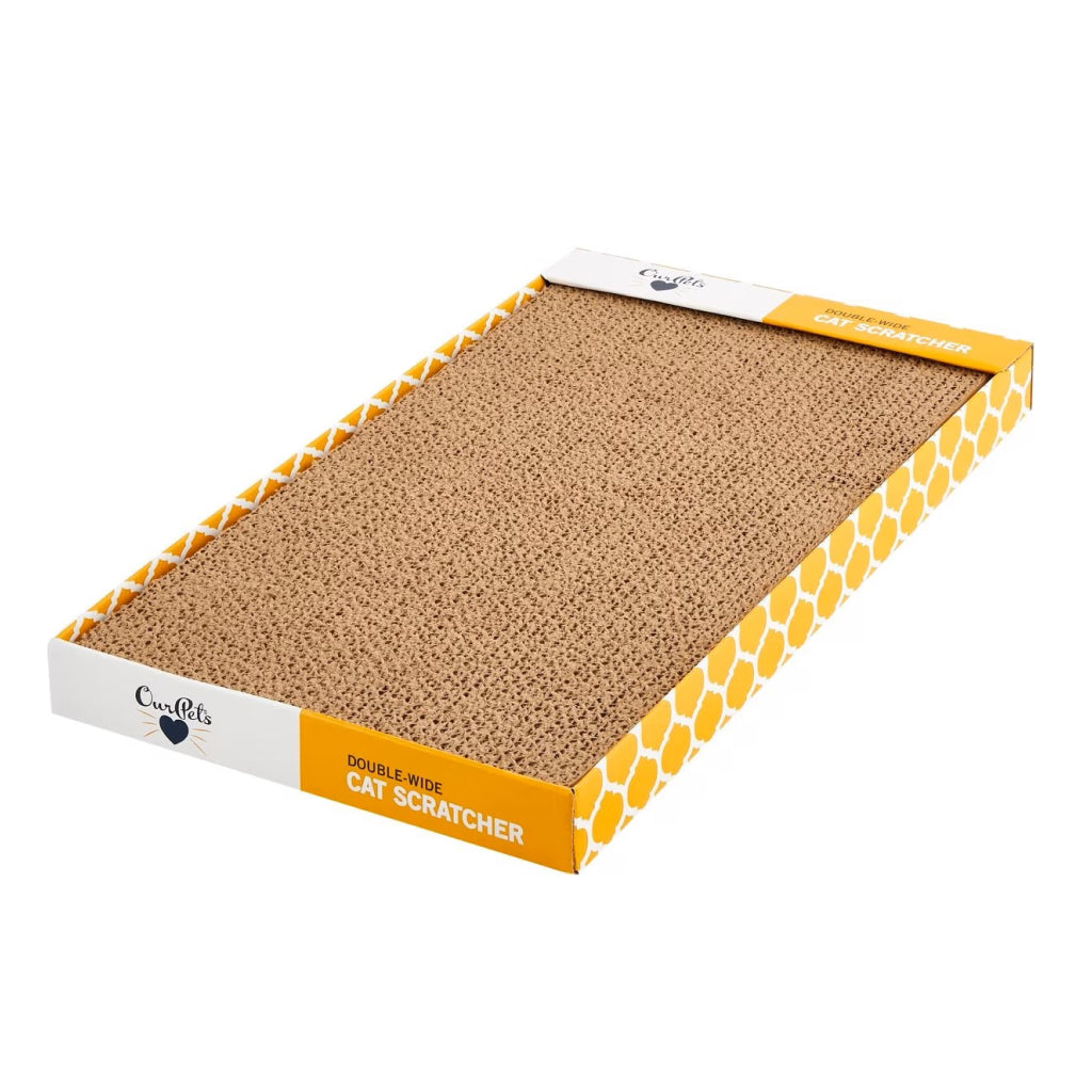 OurPets Cosmic Double Wide Scratcher For Cat