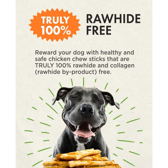 Canine Naturals Hide Free PUPPY Chicken Recipe Sticks Treats For Dog 