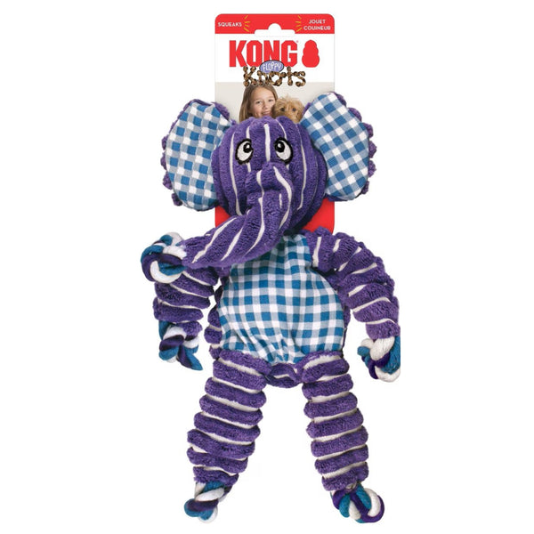 KONG Floppy Knots Elephant Toy For Dog