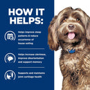 Hill’s Prescription Diet Cognitive + Mobility Brain Care + j/d Chicken Recipe Dry Food For Dog (8.5 lb)