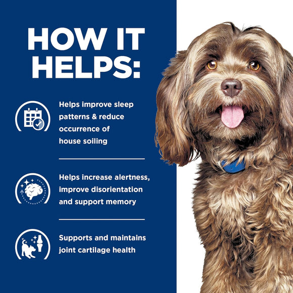 Hill’s Prescription Diet Cognitive + Mobility Brain Care + j/d Chicken Recipe Dry Food For Dog (8.5 lb)